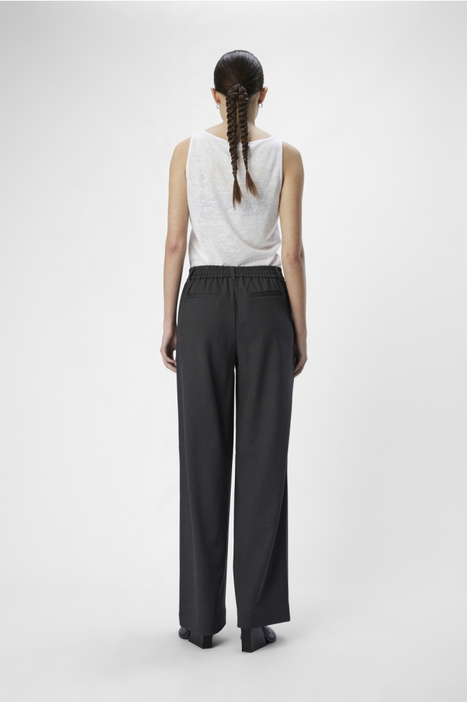 OBJLISA WIDE PANT NOOS 23037921 MEDIUM GREY MELANGE
